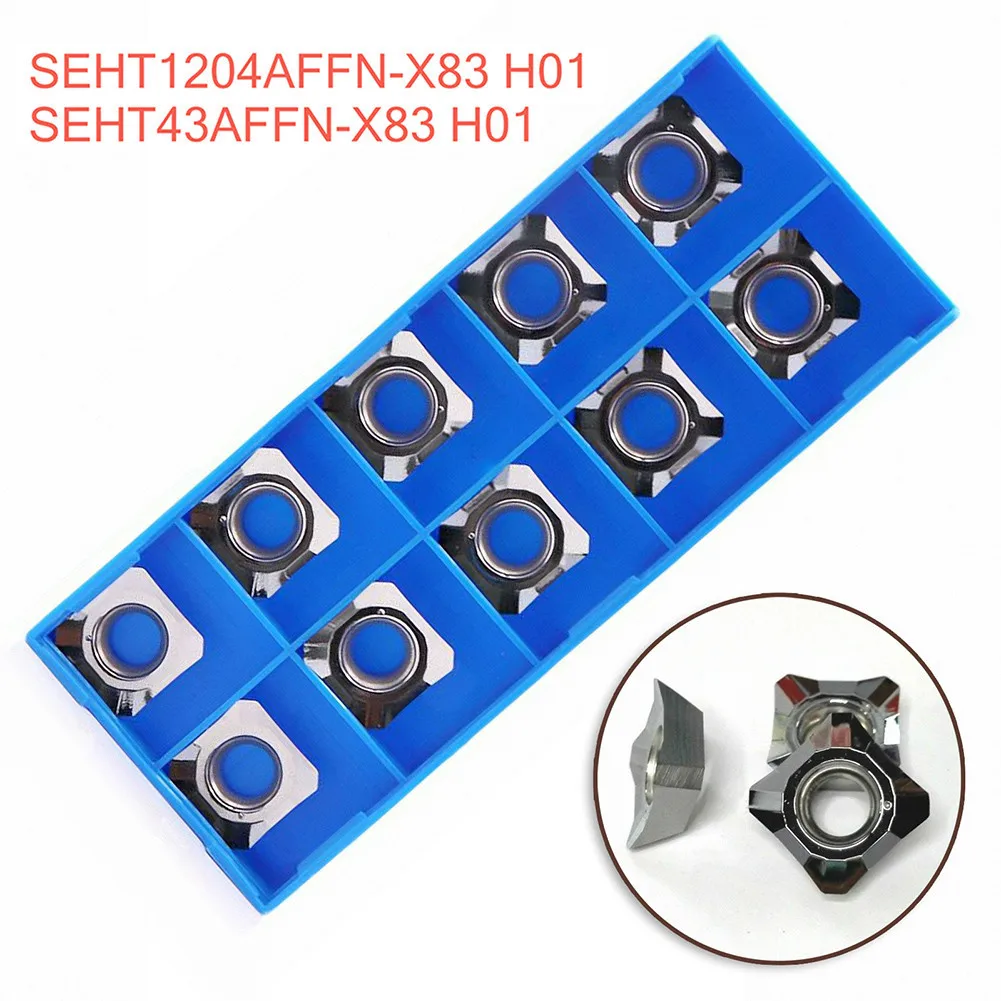 Turning Tool Carbide Insert 10pcs 12mm*12mm Cemented Carbide For Semi-finishing Milling Insert SEET 45 ° Plane
Turning Tool Carbide Insert 10pcs 12mm*12mm Cemented Carbide For Semi-finishing Milling Insert SEET 45 ° Plane