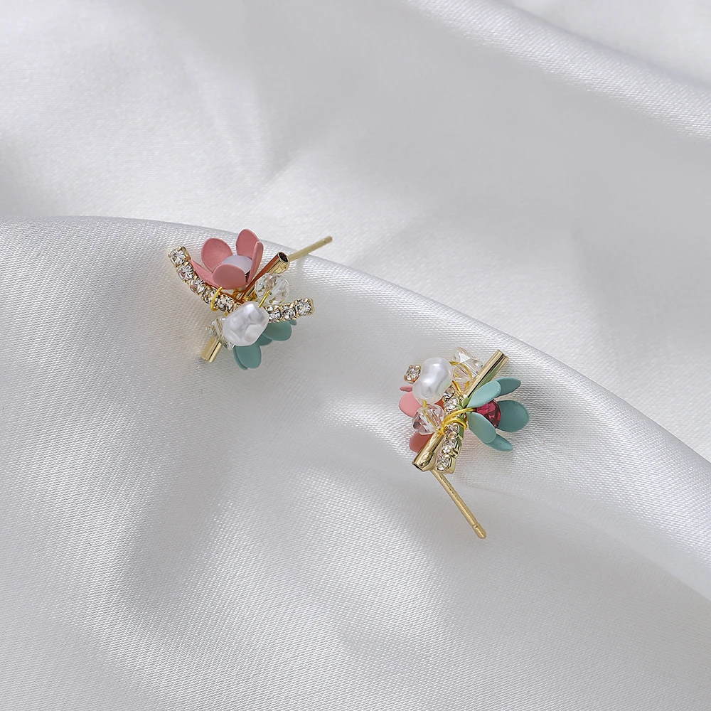 Fashion Color Flower Earrings For Women Super Fairy Temperament Sweet Personality Exquisite Diamond Earrings Jewelry Girl Gift
Fashion Color Flower Earrings For Women Super Fairy Temperament Sweet Personality Exquisite Diamond Earrings Jewelry Girl Gift