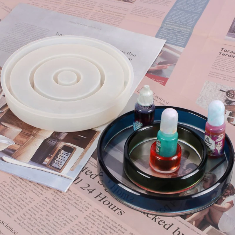 Creative Round Candle Holder Silicone Molds DIY Cement Plaster Candlesticks Tray Pottery Mould
Creative Round Candle Holder Silicone Molds DIY Cement Plaster Candlesticks Tray Pottery Mould