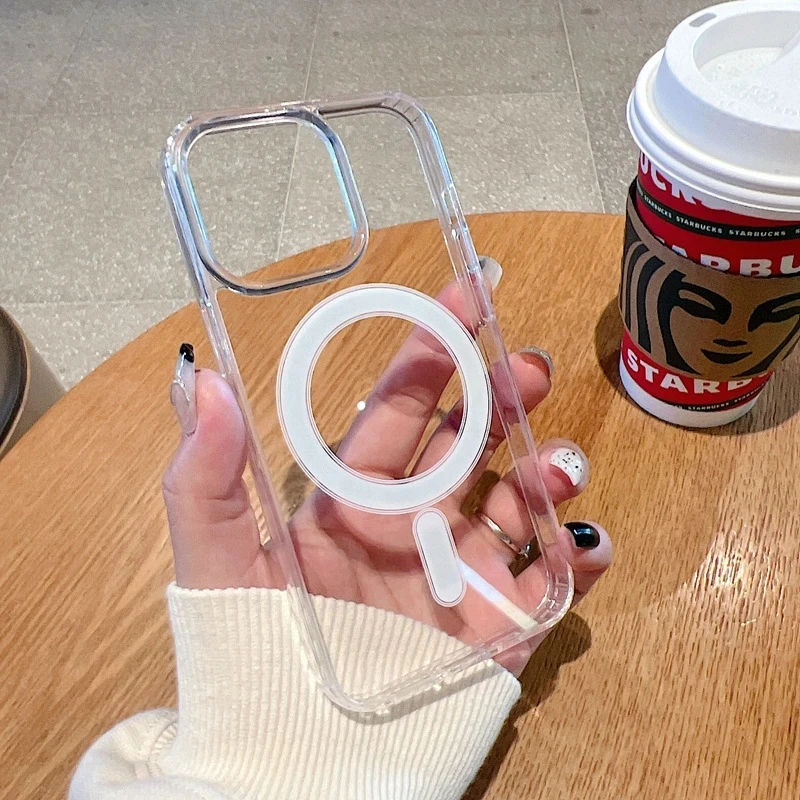 2023 New Magnetic Phone Case Clear Soft TPU Silicone Case for iPhone 14 13 12 11 Pro Max for iPhone 12 13 Mini Back Cover
2023 New Magnetic Phone Case Clear Soft TPU Silicone Case for iPhone 14 13 12 11 Pro Max for iPhone 12 13 Mini Back Cover