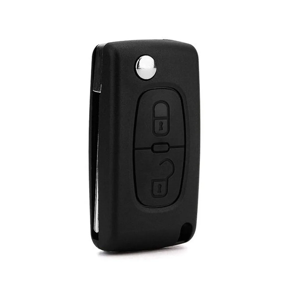 Black 2 Button Foldable Remote Key Shell Case with Holder for Peugeot 307 Citroen C4
Black 2 Button Foldable Remote Key Shell Case with Holder for Peugeot 307 Citroen C4
