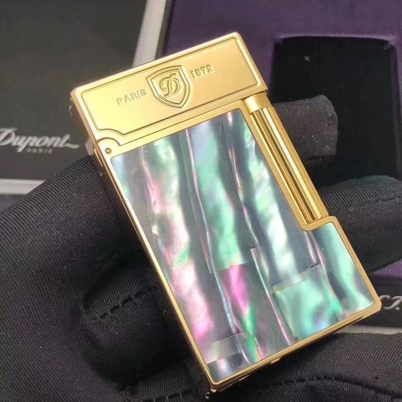High-end Modern ST Dupont Lighter Metal Drawing Gas Tobacco Lighters Cigarette Smoking Soft Flame Inflatable Bright Sound
High-end Modern ST Dupont Lighter Metal Drawing Gas Tobacco Lighters Cigarette Smoking Soft Flame Inflatable Bright Sound