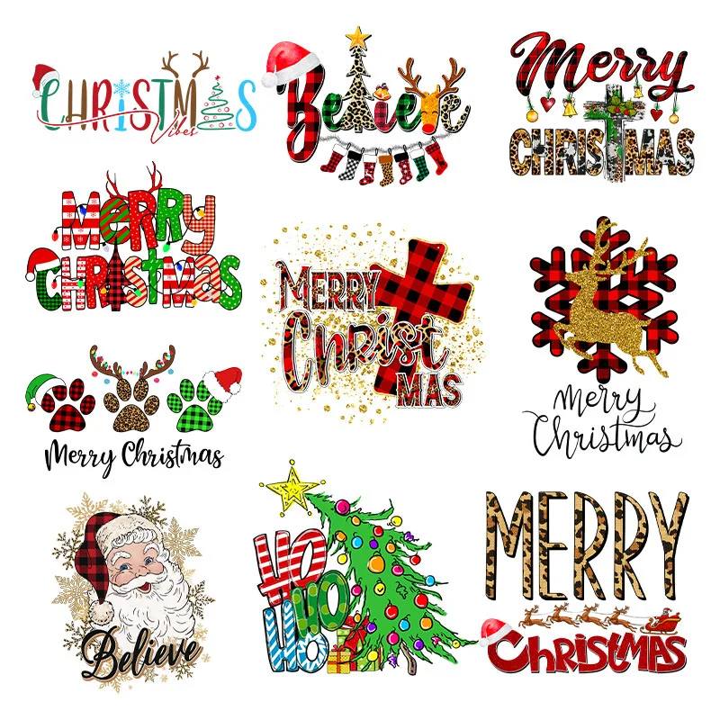 Christmas Sticker On Clothes Iron Patch DIY Thermal Transfer Heat Press Appliqued Parches Ropa Iron On Patches Deer Arts Crafts
Christmas Sticker On Clothes Iron Patch DIY Thermal Transfer Heat Press Appliqued Parches Ropa Iron On Patches Deer Arts Crafts