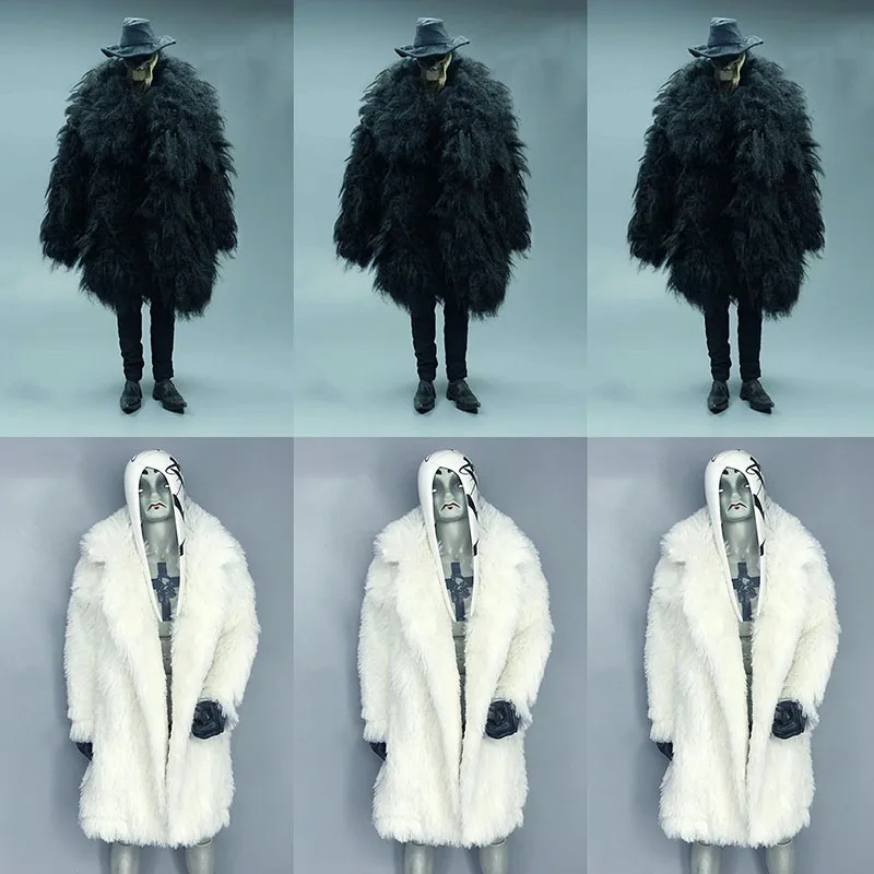 1/6 Men Soldier Faux Fur Coat Fluffy Thick Jacket Hip Hop Long Sleeves Outerwear For 12Inch Action Figure Model 
1/6 Men Soldier Faux Fur Coat Fluffy Thick Jacket Hip Hop Long Sleeves Outerwear For 12Inch Action Figure Model