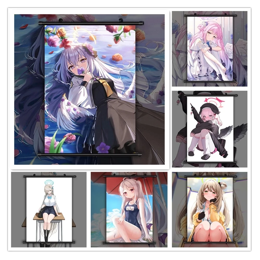 Blue Archive Canvas Painting Koharu Azusa Poster Hanging Scrolls Ichinose Asuna HD Art Prints Home Children's Room Wall Picture
Blue Archive Canvas Painting Koharu Azusa Poster Hanging Scrolls Ichinose Asuna HD Art Prints Home Children's Room Wall Picture