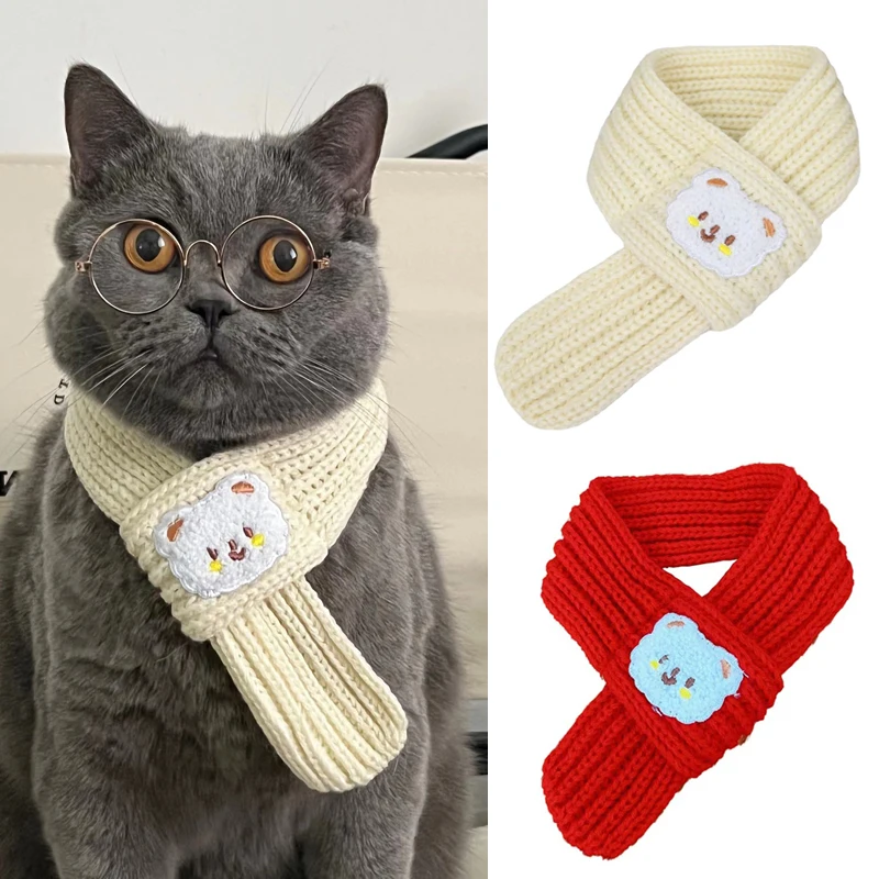 Cute Warm Pet Christmas Scarf for Small Medium Dogs Bear Winter Knitted Cat Scarf Costumes Puppy Collar Grooming Accessories
Cute Warm Pet Christmas Scarf for Small Medium Dogs Bear Winter Knitted Cat Scarf Costumes Puppy Collar Grooming Accessories