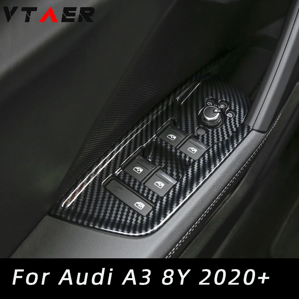 For Audi A3 8Y 2020 2021 2022 ABS Interior Accessories Window Lift Button Decoration Panel Cover 4pcs Car Styling LHD
For Audi A3 8Y 2020 2021 2022 ABS Interior Accessories Window Lift Button Decoration Panel Cover 4pcs Car Styling LHD