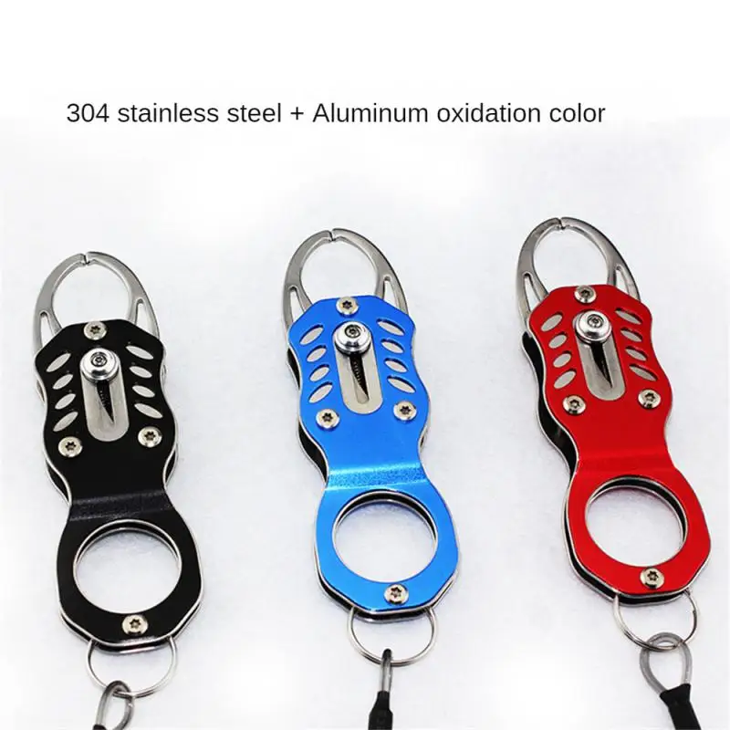 Fish Grip Portable Lock Fishing Tackle Lip Clip Stainless Steel Folding Gripper Ultra Light Weight Retention Rope Fishing Tool
Fish Grip Portable Lock Fishing Tackle Lip Clip Stainless Steel Folding Gripper Ultra Light Weight Retention Rope Fishing Tool