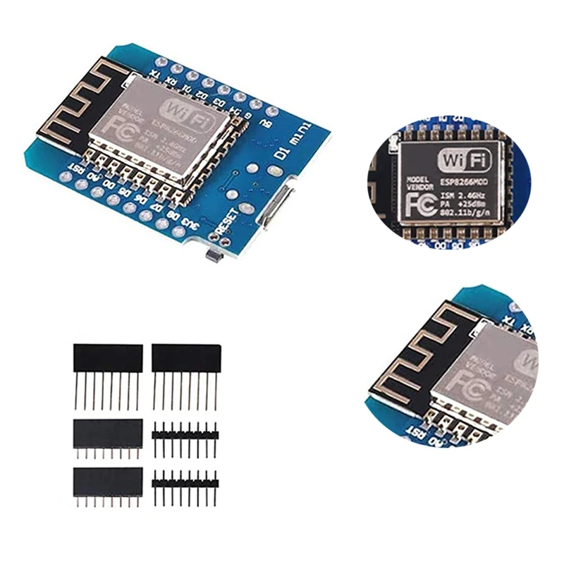 ESP8266 ESP-12 Nodemcu Mini D1 Module Wemos Lua 4M Bytes WLAN Wifi Development, совместимый с Wemos Mini
ESP8266 ESP-12 Nodemcu Mini D1 Module Wemos Lua 4M Bytes WLAN Wifi Development, совместимый с Wemos Mini