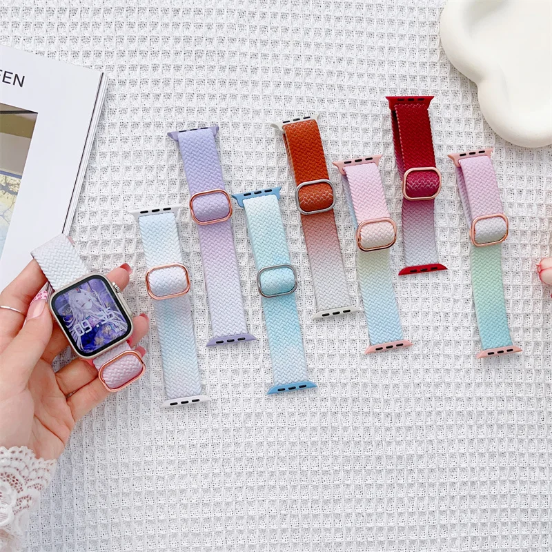 Ремешок для часов, градиентный для Apple Watch Band 45 мм 41 мм 49 мм 44 мм 40 мм 42, IWatch Series 8 7 6 5 SE 4 3 Ultra
Ремешок для часов, градиентный для Apple Watch Band 45 мм 41 мм 49 мм 44 мм 40 мм 42, IWatch Series 8 7 6 5 SE 4 3 Ultra