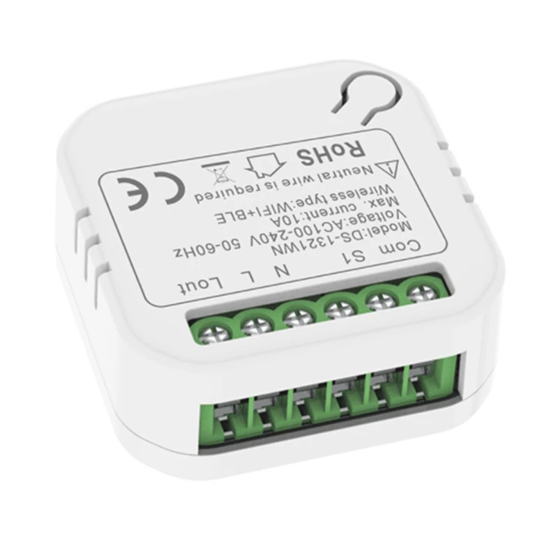 10A Mini Tuya Smart Wifi Bluetooth DIY Switch Support 2 Way Control Smart Home Universal Module Smart Life DS-1321WN
10A Mini Tuya Smart Wifi Bluetooth DIY Switch Support 2 Way Control Smart Home Universal Module Smart Life DS-1321WN