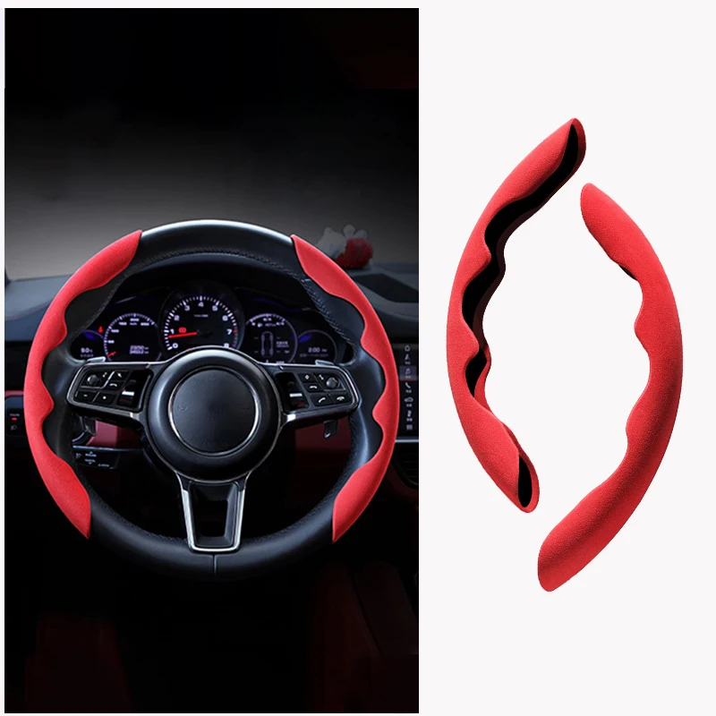 Car Steering Wheel Cover Winter Suede Anti-skid Steering Wheel Plush Card Cover Four Seasons Universal Decorative
Car Steering Wheel Cover Winter Suede Anti-skid Steering Wheel Plush Card Cover Four Seasons Universal Decorative
