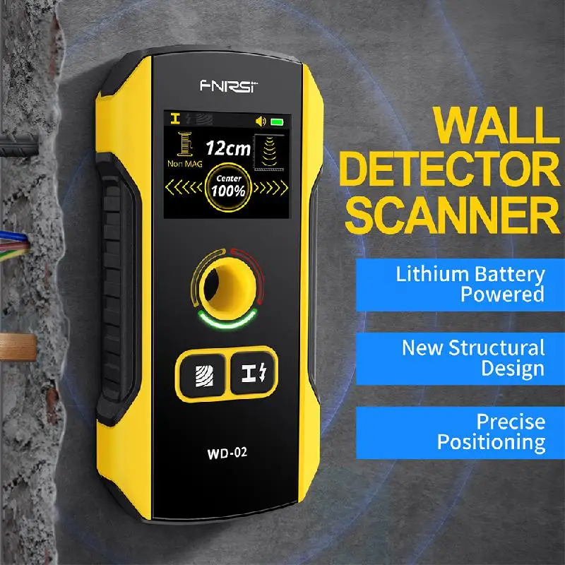 Industrial Metal Detectors WD-02 Metal Detector AC Cable Metal Pipes Rebar Multifunctional Wall Detector With Positioning Hole
Industrial Metal Detectors WD-02 Metal Detector AC Cable Metal Pipes Rebar Multifunctional Wall Detector With Positioning Hole