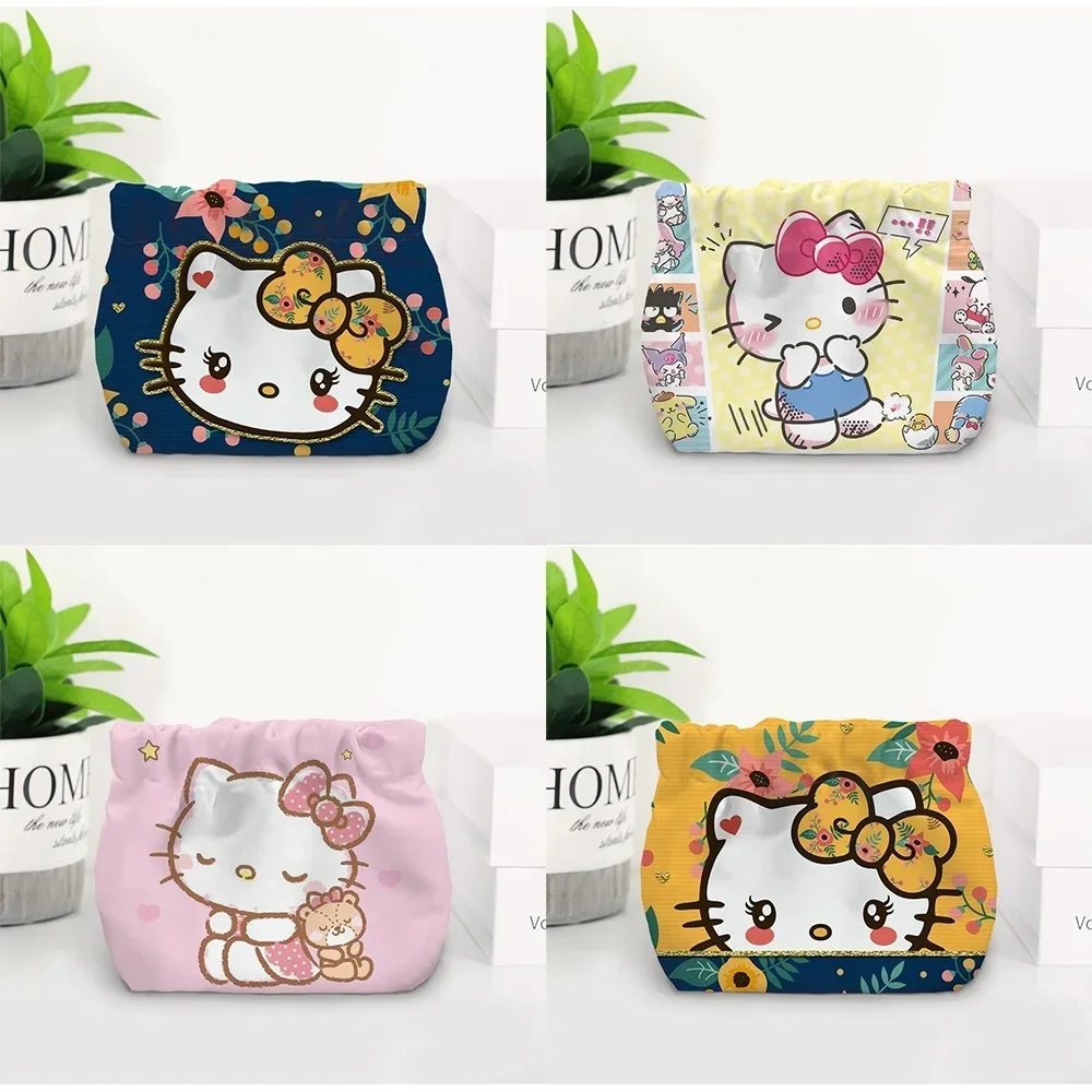 Sanrio Hello Kitty Cat Small Coin Bag Drawstring Bag Makeup Key Lipstick Storage Bag Children and Girls Cartoon Printing Purses
Sanrio Hello Kitty Cat Small Coin Bag Drawstring Bag Makeup Key Lipstick Storage Bag Children and Girls Cartoon Printing Purses
