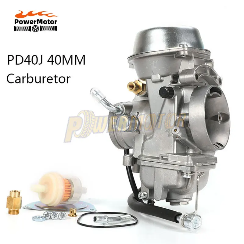 

40mm PD40J 4 Stroke Motorcycle Carburetor Vacuum Carburetor Case ATV Quad Carb For SCRAMBLER POLARIS 500 4X4 SPORTSMAN 500 Worke