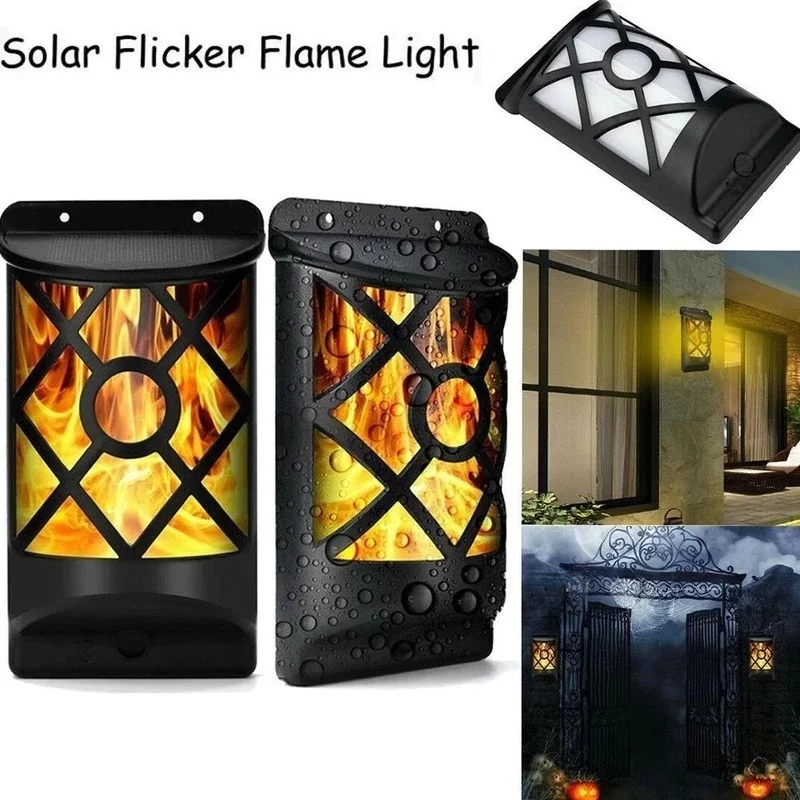 Outdoor Decor Lamp Solar Lamp Solar Wall Lights IP65 66 Flicker Flame Led Solar Night Lights Torch White Light Waterproof
Outdoor Decor Lamp Solar Lamp Solar Wall Lights IP65 66 Flicker Flame Led Solar Night Lights Torch White Light Waterproof