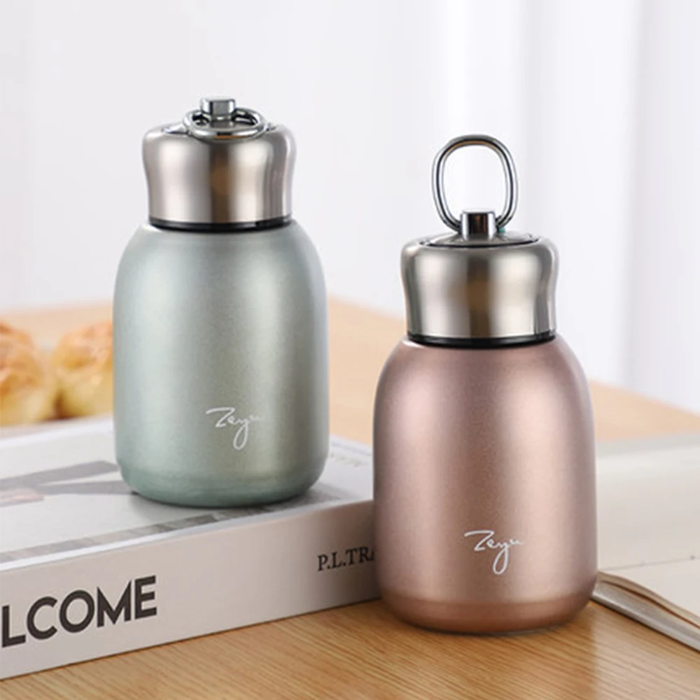 New 300ML Fashion Mini Coffee Vacuum Flasks Lovely Stainless Steel Thermos Portable Travel Water Bottle Cups
New 300ML Fashion Mini Coffee Vacuum Flasks Lovely Stainless Steel Thermos Portable Travel Water Bottle Cups