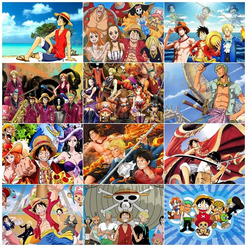 One Piece Anime Diamond Embroidery Cross Stitch Kits Japanese Manga Luffy Diamond Painting Child Teen Room Wall Decoration
One Piece Anime Diamond Embroidery Cross Stitch Kits Japanese Manga Luffy Diamond Painting Child Teen Room Wall Decoration