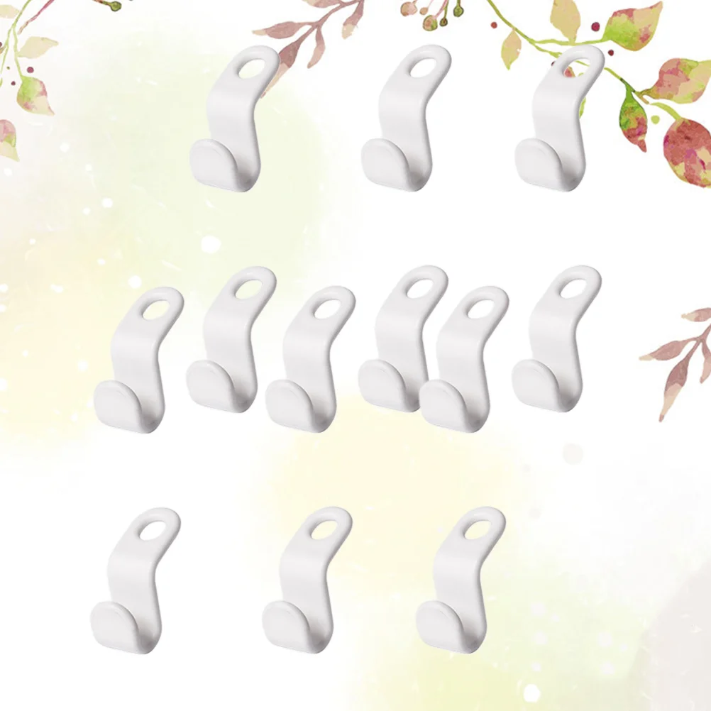 12PCS Fashionable Hanger Hook Mini Plastic Hanger Hooks Creative S-shaped Coat Hanger Connecting Hook Multi-purpose Household
12PCS Fashionable Hanger Hook Mini Plastic Hanger Hooks Creative S-shaped Coat Hanger Connecting Hook Multi-purpose Household