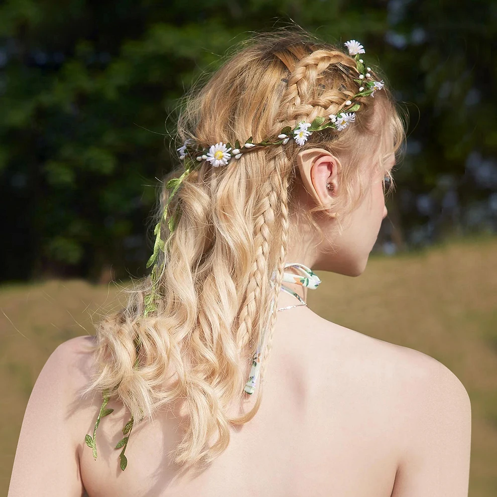Molans New Simple Flower Crown For Wedding Dainty Floral Headband Boho Hair Wreath Bridal Rustic Crown
Molans New Simple Flower Crown For Wedding Dainty Floral Headband Boho Hair Wreath Bridal Rustic Crown