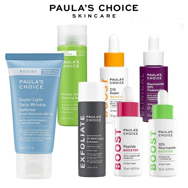 Paula's Choice Skin Care Products 2% BHA C15 Super Peptide Niacinamide Treatment Booster Perfectly Natural Cleansing Gel
Paula's Choice Skin Care Products 2% BHA C15 Super Peptide Niacinamide Treatment Booster Perfectly Natural Cleansing Gel