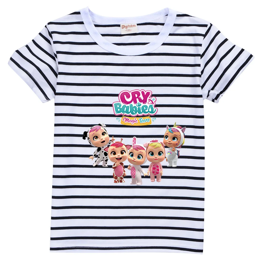 2022 Disney Cry Babies New Cartoon Print Striped Girl Clothing Boy Sportswear Round Neck Casual Comfortable T-Shirt
2022 Disney Cry Babies New Cartoon Print Striped Girl Clothing Boy Sportswear Round Neck Casual Comfortable T-Shirt