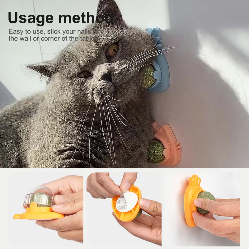 Natural Catnip Removes Hair Balls To Promote Digestion Cat Grass Snack Pet Cat Wall Stick-on Ball Toy Happy Interactive Cat Toy
Natural Catnip Removes Hair Balls To Promote Digestion Cat Grass Snack Pet Cat Wall Stick-on Ball Toy Happy Interactive Cat Toy