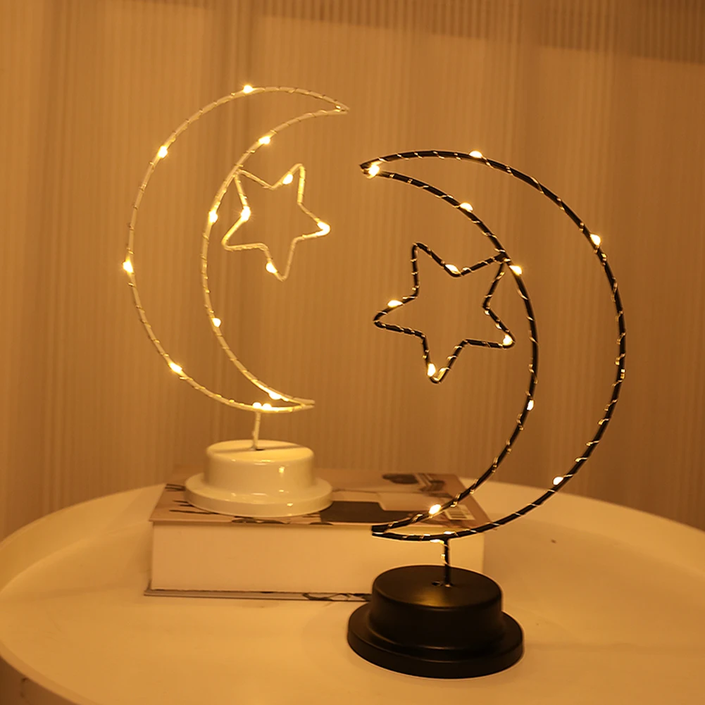 LED Moon Star Table Lamp Children Living Room Study Bedroom Bedside LED Companion Night Lights Indoor Lighting Decoration
LED Moon Star Table Lamp Children Living Room Study Bedroom Bedside LED Companion Night Lights Indoor Lighting Decoration