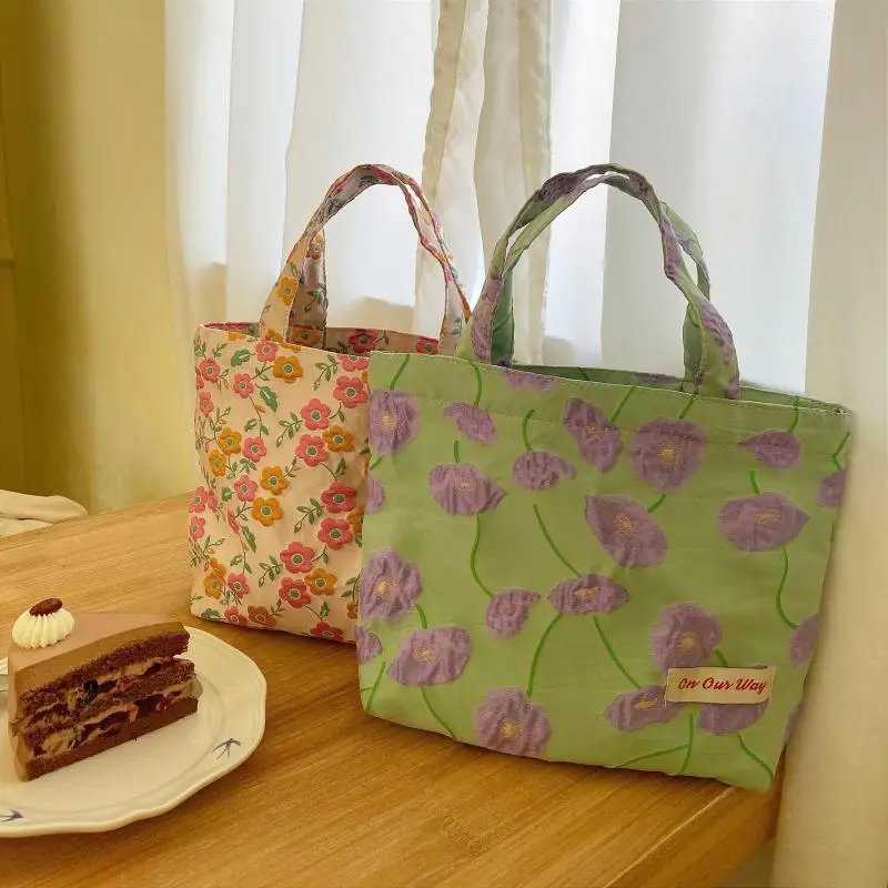 Retro Floral Lunch Bag For Women Cute Small Handbag Korean Style Children School Lunch Box Bag Picnic Food Storage Pouch Black
Retro Floral Lunch Bag For Women Cute Small Handbag Korean Style Children School Lunch Box Bag Picnic Food Storage Pouch Black