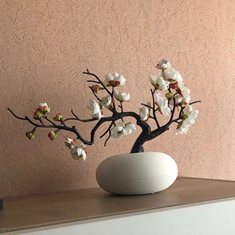 25x35cm Plum Blossom Artificial flowers Chinese style Floral Artist For Mother's day new year Home Decor new house moving gift
25x35cm Plum Blossom Artificial flowers Chinese style Floral Artist For Mother's day new year Home Decor new house moving gift