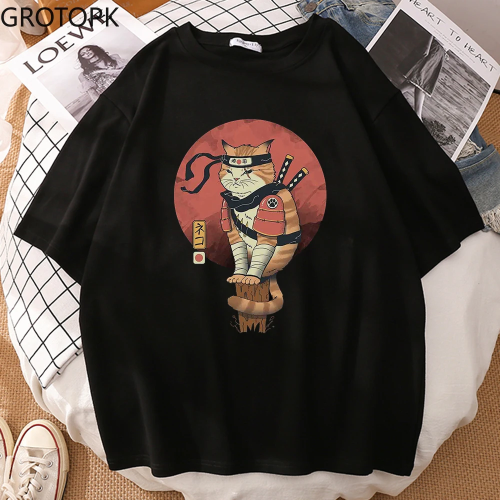 Japanese Ninja Cat Printing T-Shirt Man Cool Summer Short Sleeve Man Tshirts Vintage Fashion T-Shirts Punk Streetwear T Shirt
Japanese Ninja Cat Printing T-Shirt Man Cool Summer Short Sleeve Man Tshirts Vintage Fashion T-Shirts Punk Streetwear T Shirt