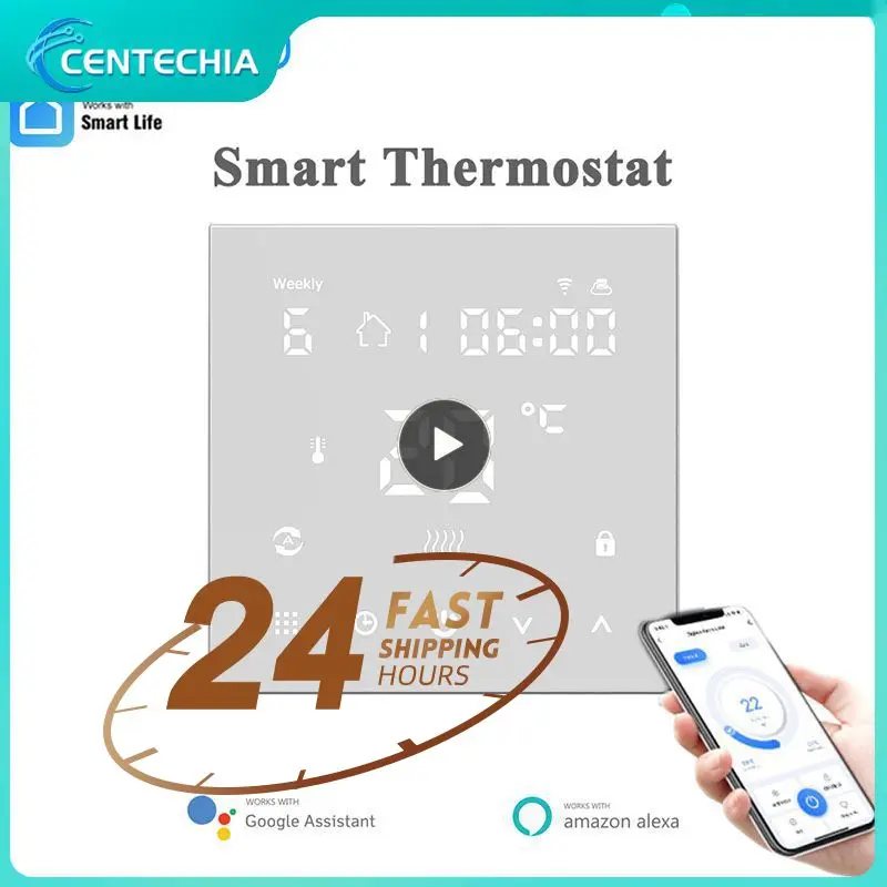 Tuya Wifi Smart Controller Memory Function For Electric Floor Heating Thermostat Temperature Controller Programmable
Tuya Wifi Smart Controller Memory Function For Electric Floor Heating Thermostat Temperature Controller Programmable