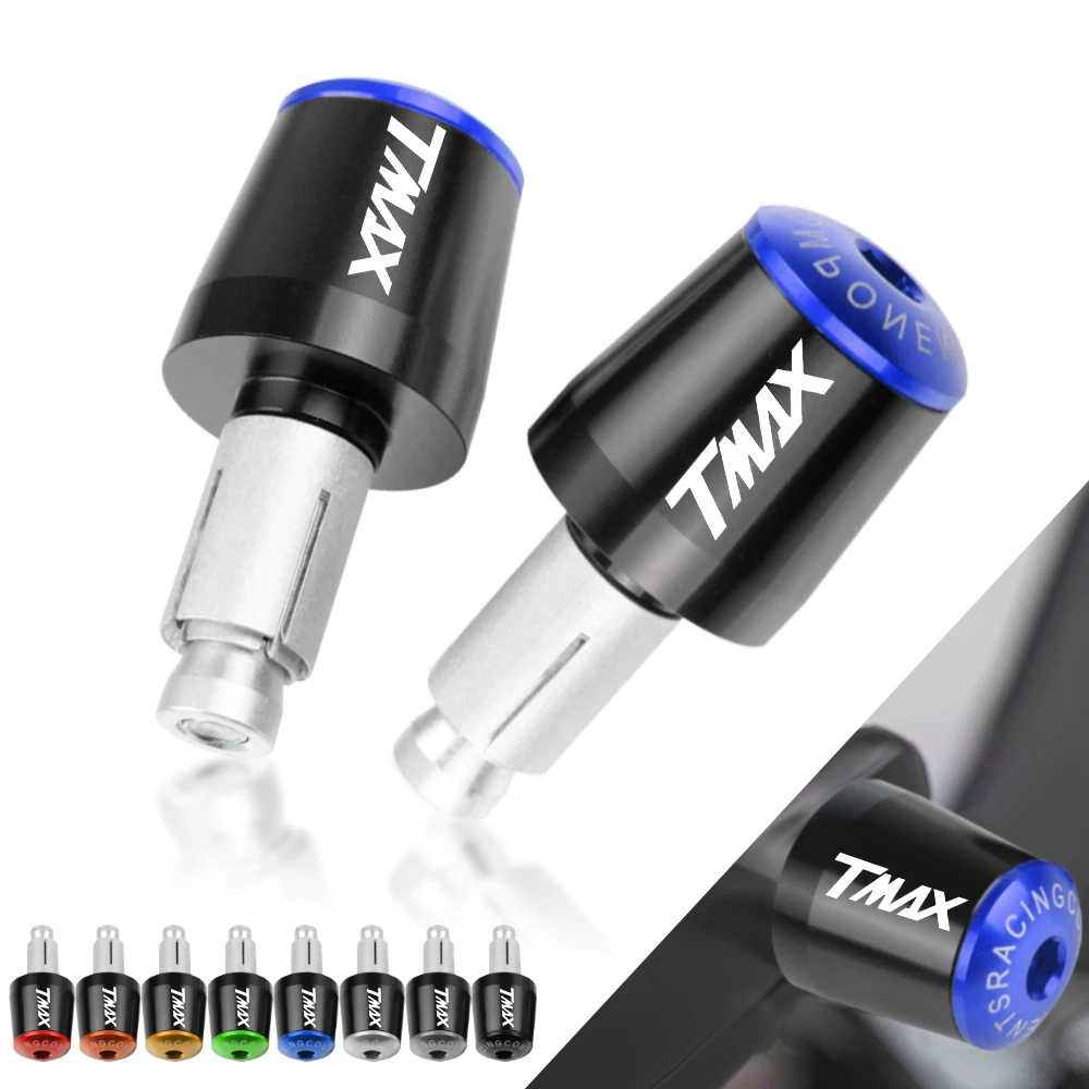 

For Yamaha TMAX 530 500 TMAX530 SX/DX T-MAX TMAX500 7/8'' 22MM Motorcycle Accessories Handlebar Grips Handle Bar Cap Ends Plugs