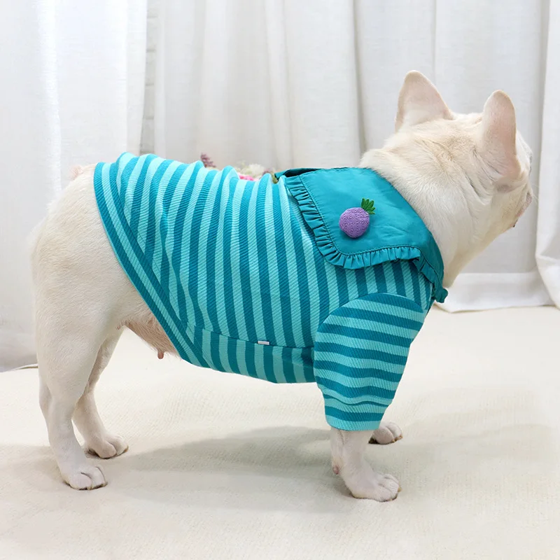 Navy Style Fat Dog Costume for Pug Puppy T-shirt Short Sleeve POLO Shirt Autumn Spring Cotton Dog shirt French Bulldog Clothes
Navy Style Fat Dog Costume for Pug Puppy T-shirt Short Sleeve POLO Shirt Autumn Spring Cotton Dog shirt French Bulldog Clothes