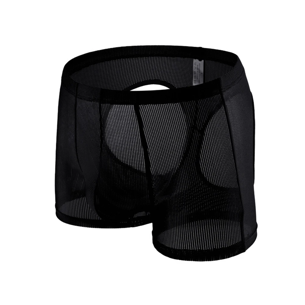 Back Hollow Out Sexy Underwear Mens Trunks Mesh See Through Boxer Summer Breathable Shorts Man Backless Buttock Panties Undies
Back Hollow Out Sexy Underwear Mens Trunks Mesh See Through Boxer Summer Breathable Shorts Man Backless Buttock Panties Undies