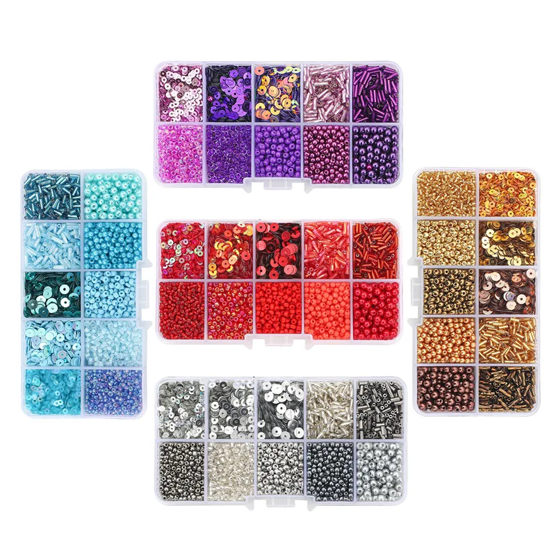 DIY Handmade Beaded Children's Toys Rice Bead Sequins Imitation Pearl Material Bag Bracelet Accessories Spacer Bead Toy for Girl
DIY Handmade Beaded Children's Toys Rice Bead Sequins Imitation Pearl Material Bag Bracelet Accessories Spacer Bead Toy for Girl