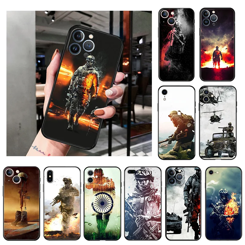 Silicone Black Phone Cases Cover for iPhone 11 14 Pro Max 12 13 Mini XR SE 7 8 6 6s Plus XS X SE3 11Pro Army Soldier
Silicone Black Phone Cases Cover for iPhone 11 14 Pro Max 12 13 Mini XR SE 7 8 6 6s Plus XS X SE3 11Pro Army Soldier