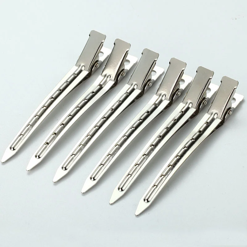 30PCS 9cm Single Prong Metal Alligator Clips with 8PCSHoles Long Duckbill Hair Barrettes for Section Hair Hairstyle Making Tool
30PCS 9cm Single Prong Metal Alligator Clips with 8PCSHoles Long Duckbill Hair Barrettes for Section Hair Hairstyle Making Tool