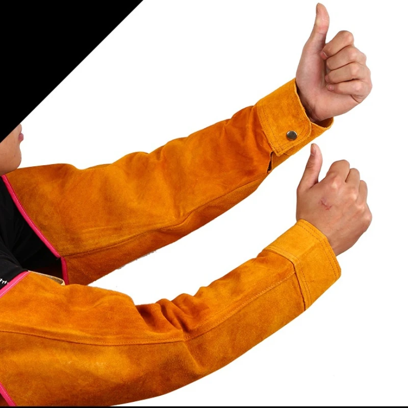 Leather Welding Sleeve Anti-scalding High Temperature Resistance Welder Welding Protective Pinafore Fireproof Star Insulation
Leather Welding Sleeve Anti-scalding High Temperature Resistance Welder Welding Protective Pinafore Fireproof Star Insulation