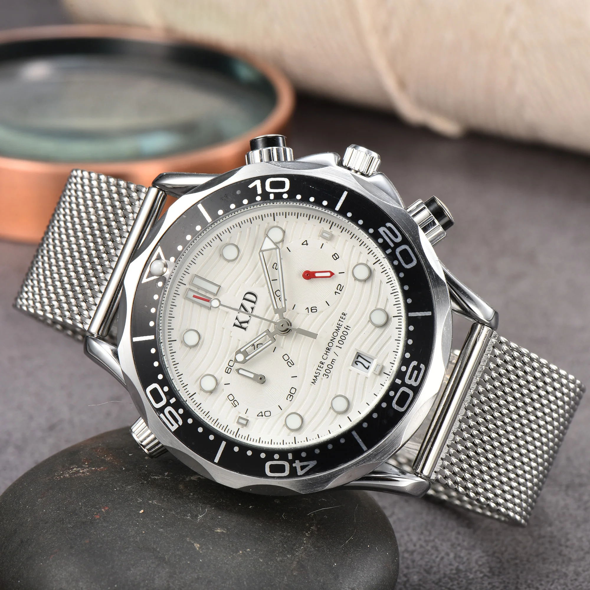 High Quality Original Brand Men's Watches Classic Style Automatic Date Stainless Steel Strap Watch Chronograph Quartz AAA Clocks
High Quality Original Brand Men's Watches Classic Style Automatic Date Stainless Steel Strap Watch Chronograph Quartz AAA Clocks