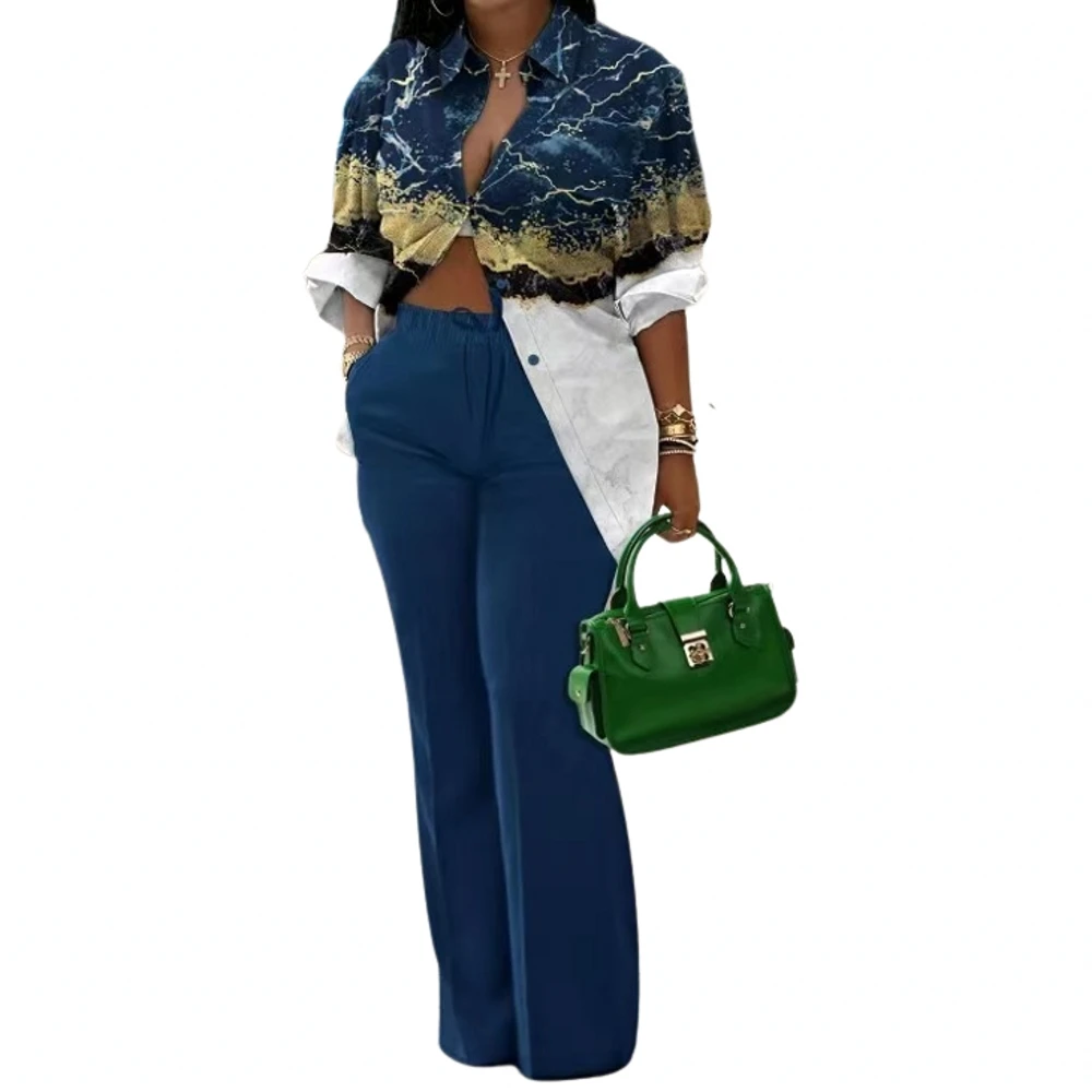 2 Piece Women Sets 2023 New Arrival Summer Autumn Matching Sets Stripe Print Two Pieces Sets Top Pants Suits Outfits Clothing
2 Piece Women Sets 2023 New Arrival Summer Autumn Matching Sets Stripe Print Two Pieces Sets Top Pants Suits Outfits Clothing
