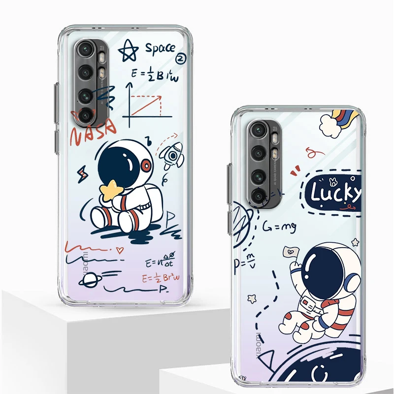 Astronaut Cartoon Luxury Phone Case For Xiaomi Mi 12S 12X 12 11 11T 11i 10T 10 Pro Lite Ultra 5G 9T 9SE 8 Transparent Cover
Astronaut Cartoon Luxury Phone Case For Xiaomi Mi 12S 12X 12 11 11T 11i 10T 10 Pro Lite Ultra 5G 9T 9SE 8 Transparent Cover