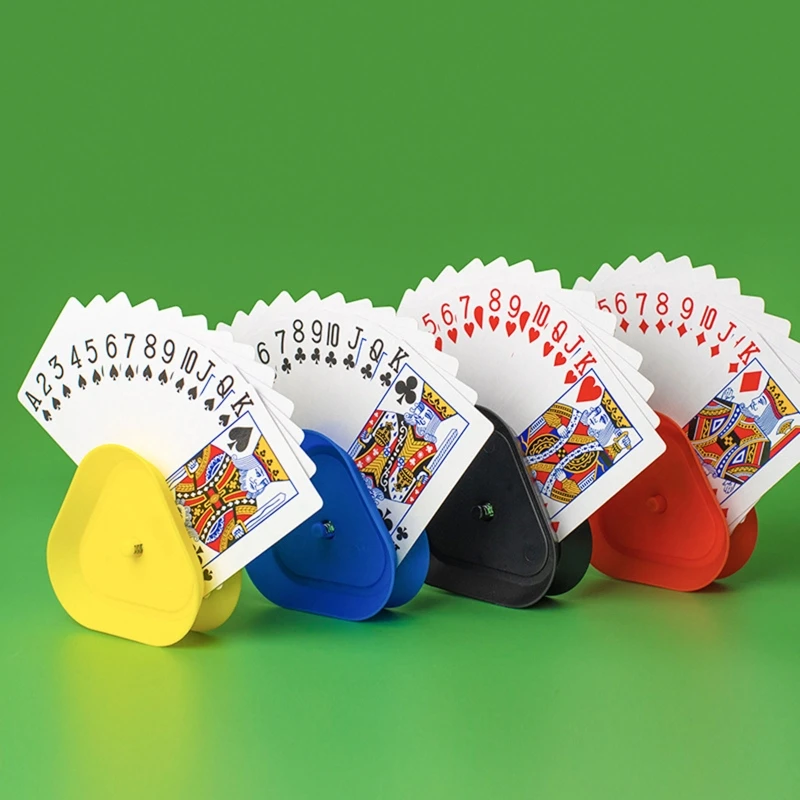 4pcs/set Hands-Free Playing Card Holder Board Game Poker Seat Lazy Poker Base Game Organizes Triangle Shaped
4pcs/set Hands-Free Playing Card Holder Board Game Poker Seat Lazy Poker Base Game Organizes Triangle Shaped