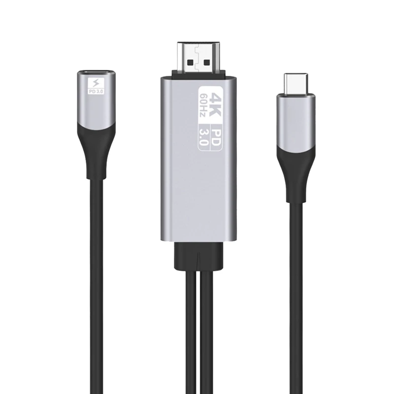 4K@60Hz Type C To HDMI-Compatible Cable Screen Mirroring Device For Laptop Converter Adapter Screen Sharing Accessories
4K@60Hz Type C To HDMI-Compatible Cable Screen Mirroring Device For Laptop Converter Adapter Screen Sharing Accessories