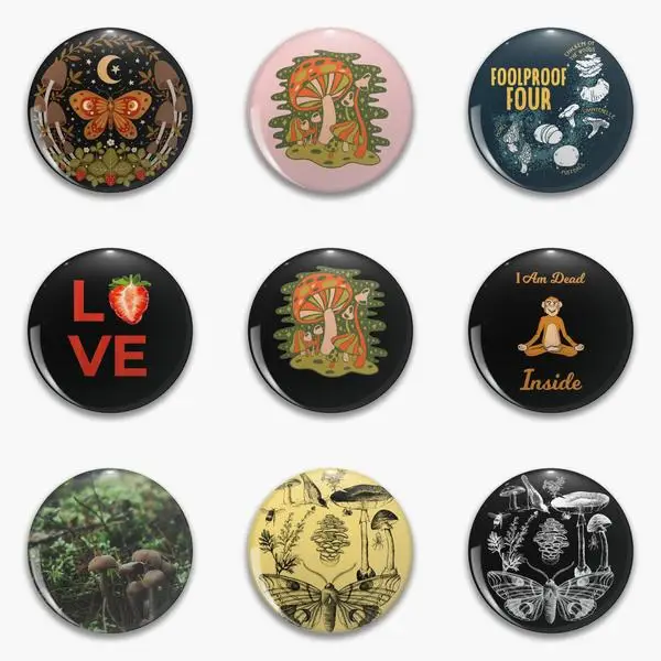 Forest Of Mushrooms The King Tiny Kingdoms Four Soft Button Pin Customizable Cute Collar Jewelry Decor Women Lapel Pin Gift
Forest Of Mushrooms The King Tiny Kingdoms Four Soft Button Pin Customizable Cute Collar Jewelry Decor Women Lapel Pin Gift