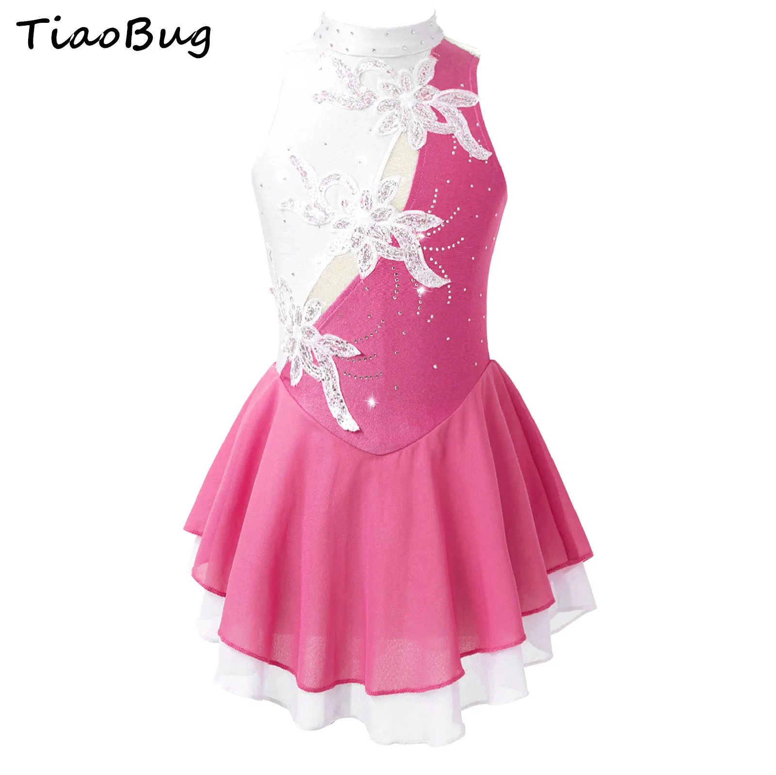 Kids Girls Shiny Sequins Floral Decorated Dress Stylish Sleeveless Round Neckline Hollow Back Dance Clothing
Kids Girls Shiny Sequins Floral Decorated Dress Stylish Sleeveless Round Neckline Hollow Back Dance Clothing