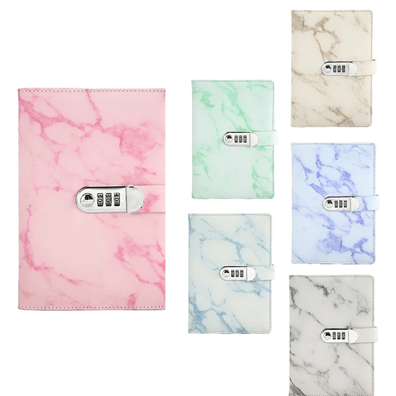 A5 Marble Texture Journal Writing Notebooks With Combination Lock Personal Travel Diary Office Notepad Agenda
A5 Marble Texture Journal Writing Notebooks With Combination Lock Personal Travel Diary Office Notepad Agenda