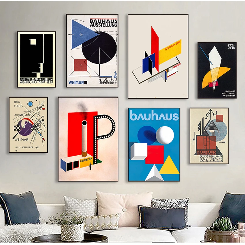 Wall Art Picture Canvas Painting for Room Home Decor Posters and Prints Bauhaus Ausstellung 1923 Weimer Exhibition Poster
Wall Art Picture Canvas Painting for Room Home Decor Posters and Prints Bauhaus Ausstellung 1923 Weimer Exhibition Poster