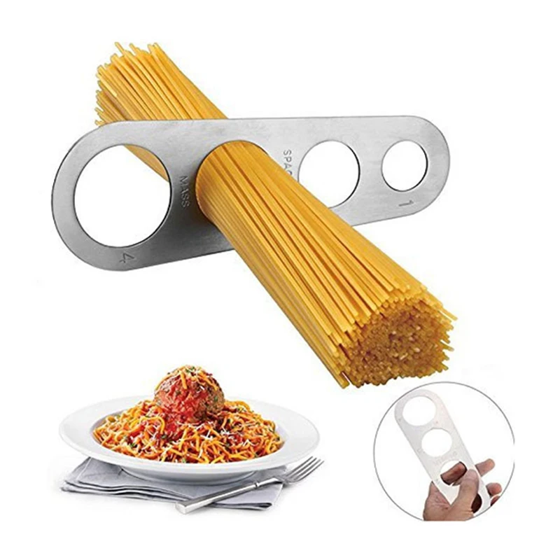 Spaghetti Measurer Noodles Measuring Tools Stainless Steel Pasta Ruler 4 Serving Portion Home Kitchen Cooking Control Gadget
Spaghetti Measurer Noodles Measuring Tools Stainless Steel Pasta Ruler 4 Serving Portion Home Kitchen Cooking Control Gadget