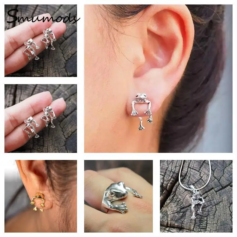 Women's Gold Silver Gothic Earrings Vintage Cute Frog Stud Animal Piercing Ear Clips Charm Holiday Gift Ornament SetFree postage
Women's Gold Silver Gothic Earrings Vintage Cute Frog Stud Animal Piercing Ear Clips Charm Holiday Gift Ornament SetFree postage